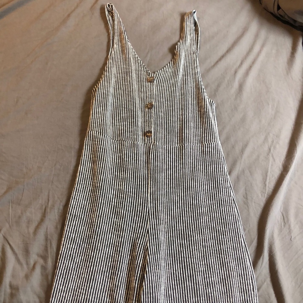 Striped jumpsuit